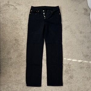 Levi's 501 Black Denim Jeans